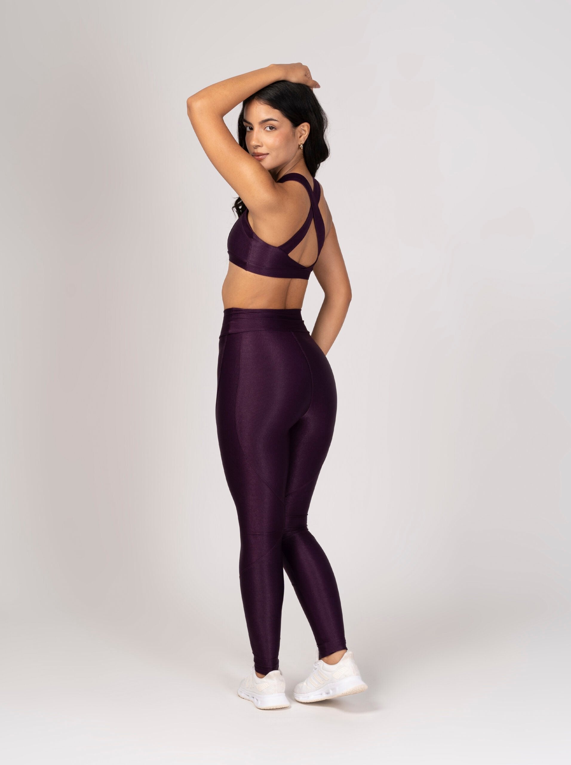 Conjunto Açaí Legging e Top Cruzado Lovers
