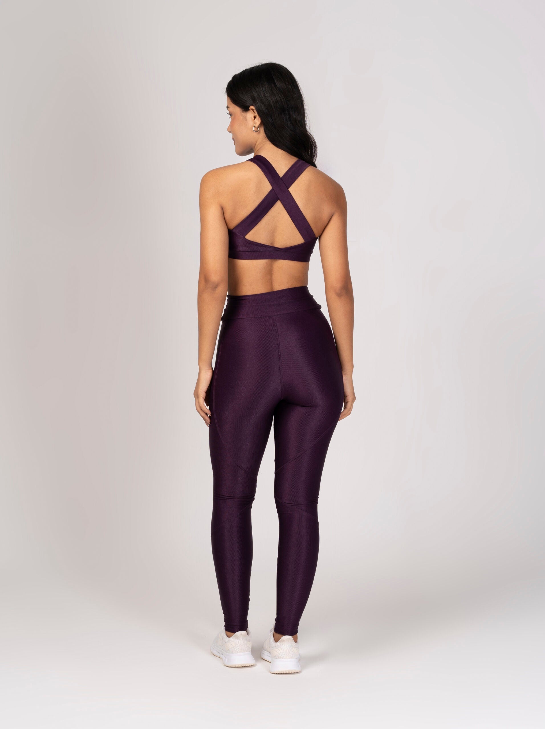 Conjunto Açaí Legging e Top Cruzado Lovers