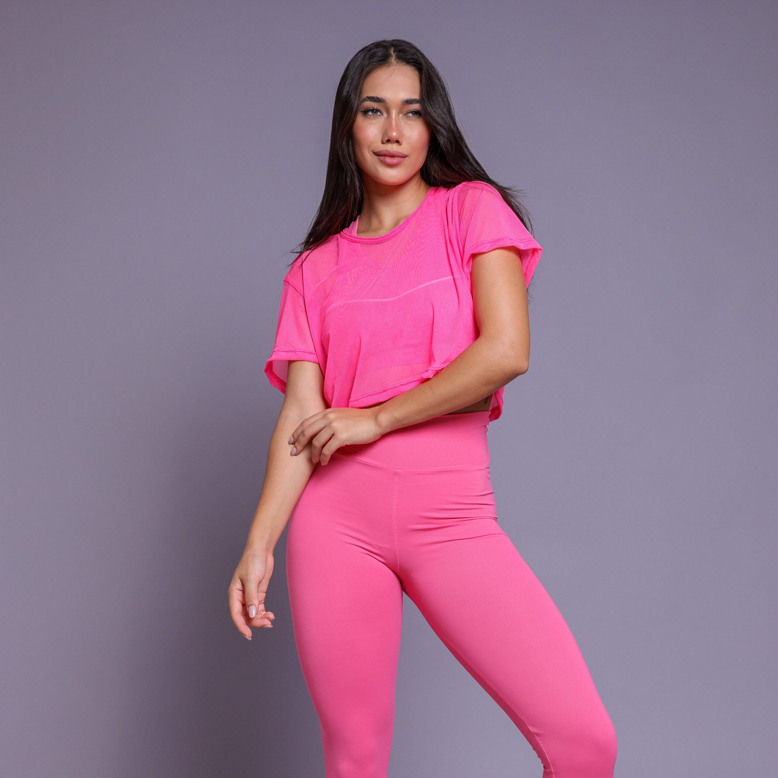 Cropped Tule Pink