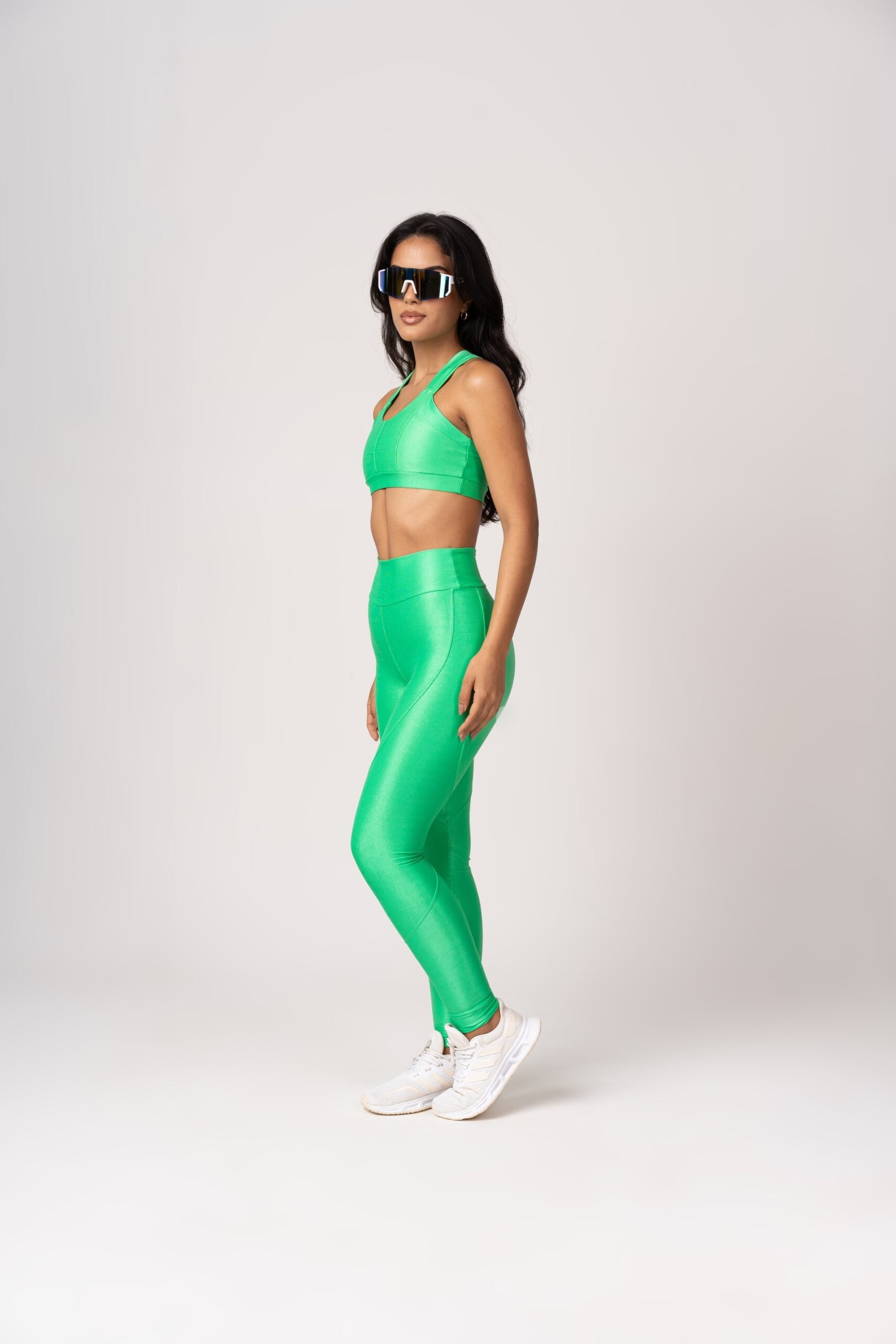 Conjunto Limão Legging e Top Cruzado Lovers