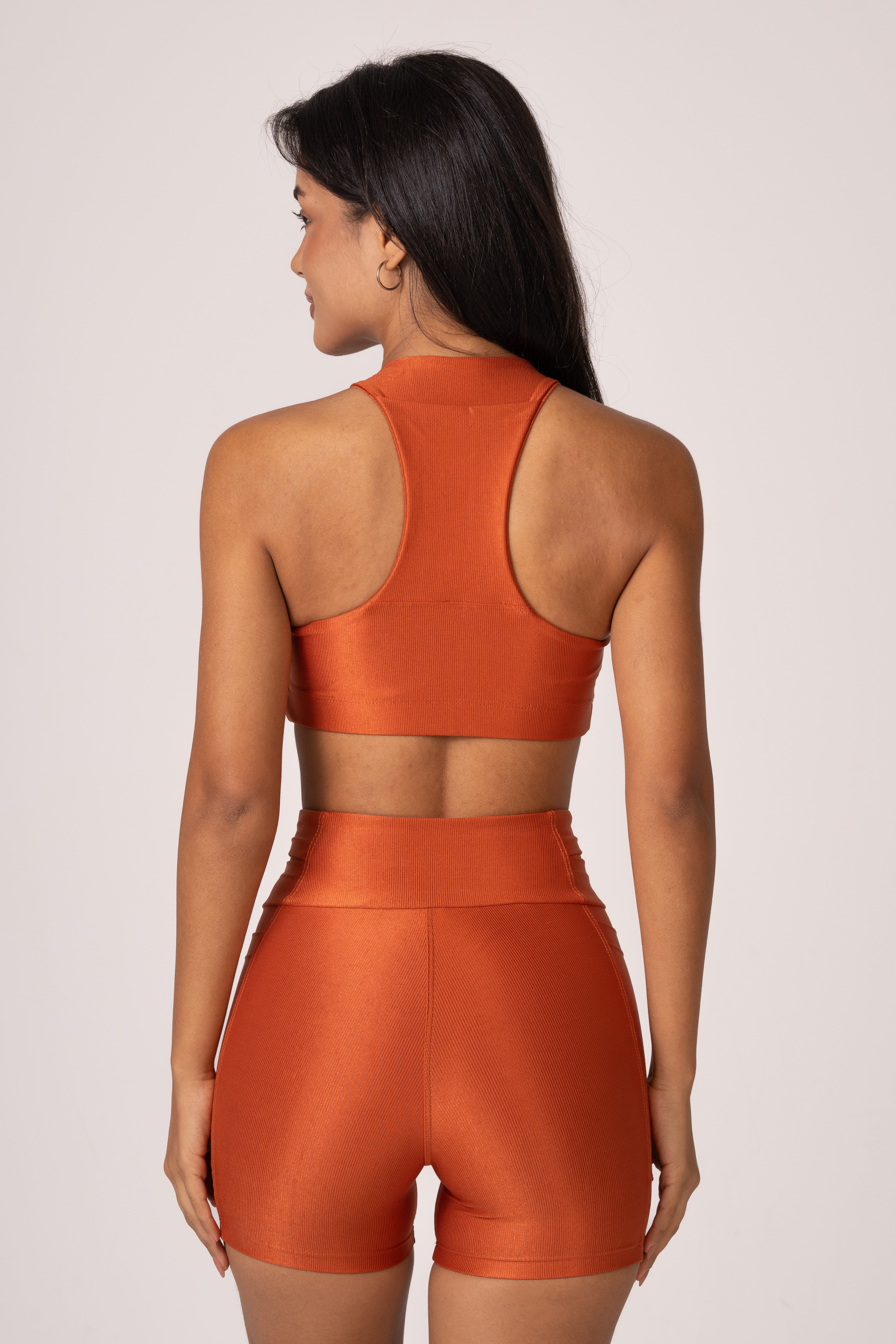 Conjunto Short e Top Runner Lovers Páprica