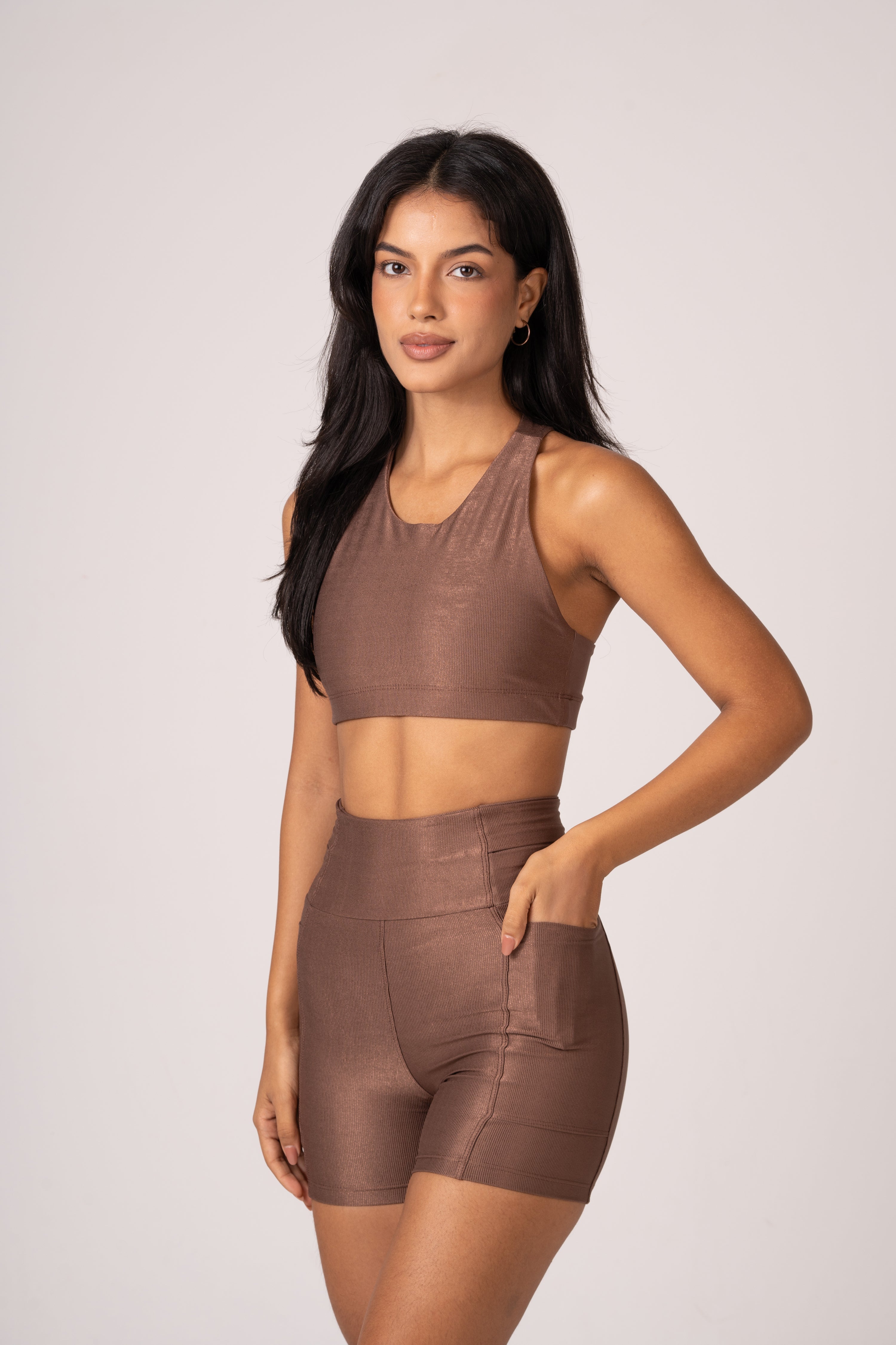 Conjunto Short e Top Runner Lovers Cacau
