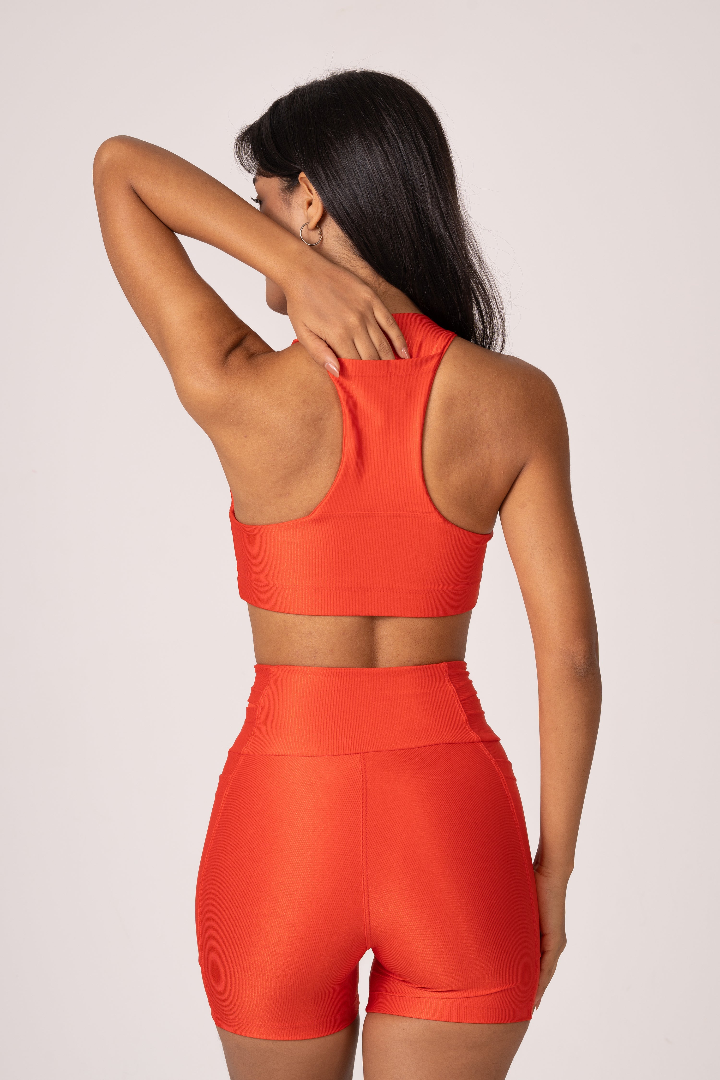 Conjunto Short e Top Runner Lovers Vermelho Intenso